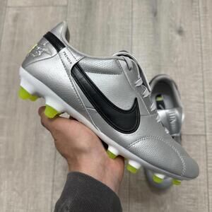 Nike Premier 3 FG Metallic Silver Soccer Cleats HM0265-004 Size 7.5 Men
